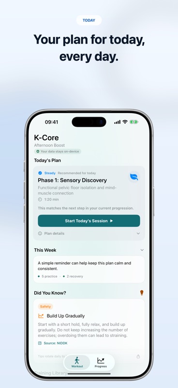 Today’s Plan on iPhone